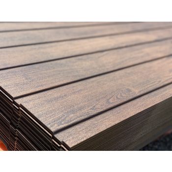 TRAPÉZLEMEZ T8 EGYOLDALAS DIÓ SZÍNBEN 1180 mm széles