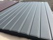 TRAPÉZLEMEZ T8 EGYOLDALAS MATT ANTRACIT RAL 7016 SZÍNBEN 1180 mm széles
