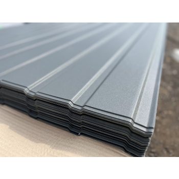   TRAPÉZLEMEZ T8 EGYOLDALAS FEKETE MATT 9005 SZÍNBEN 1180 mm széles