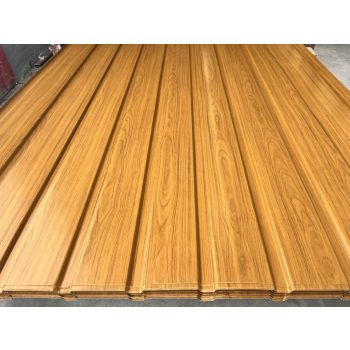   TRAPÉZLEMEZ T-8 EGYOLDALAS ARANYTÖLGY SZÍNBEN 1080 mm széles