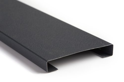 CESAR KERÍTÉSLÉC C PROFIL 12 cm ANTRACIT - Normál kivitel (2 oldalon festett) 150 cm hosszú