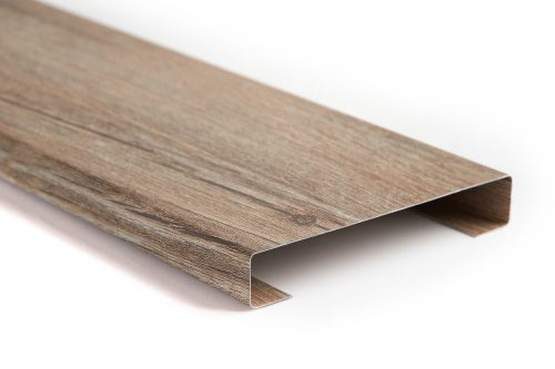 CESAR KERÍTÉSLÉC C PROFIL 12 cm  SONOMA TÖLGY - Normál kivitel (2 oldalon festett) 100 cm hosszú