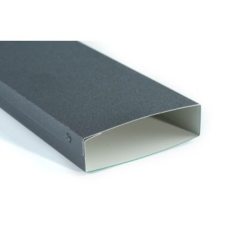   CESAR KERÍTÉSLÉC ZÁRT PROFIL 12 cm ANTRACIT -  (1 oldalon festett)