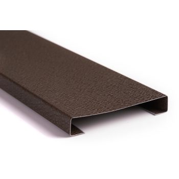   CESAR KERÍTÉSLÉC C PROFIL 14 cm SZÜRKÉSBARNA - Normál kivitel (2 oldalon festett)- Egyedi méret