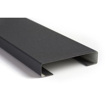   CESAR KERÍTÉSLÉC C PROFIL 8 cm ANTRACIT - Prémium kivitel (1 oldalon festett)- Egyedi méret