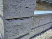 Kerítéskő Dekor Zsalukő Travertin 20x20 (feles elem) - silver
