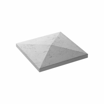 Kerítéskő Oszlop Fedlap 40x40 - silver