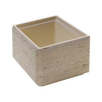 Kerítéskő Dekor Oszlop Zsalukő Travertin 30x30 - smoke