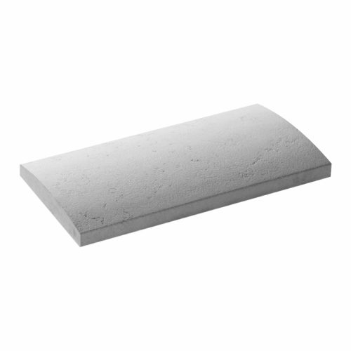 Kerítéskő Kerítésköz Fedlap vízorral - ROYAL 50x25 - silver