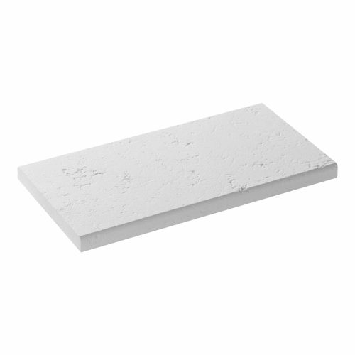 Kerítéskő Kerítésköz Fedlap vízorral - CLASSIC 50x25 - white